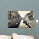 Narrow canal and embankment in Venice, Italy Wall Mural