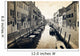 Narrow canal and embankment in Venice, Italy Wall Mural