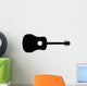 Acoustic Guitar Silhouette Wall Decal