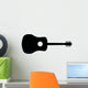 Acoustic Guitar Silhouette Wall Decal