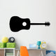 Acoustic Guitar Silhouette Wall Decal
