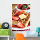 Strawberry Waffles Wall Mural