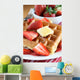 Strawberry Waffles Wall Mural