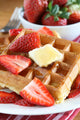 Strawberry Waffles Wall Mural