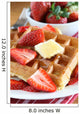 Strawberry Waffles Wall Mural