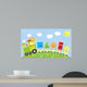 Educational Vector Illustration with Wall Decal