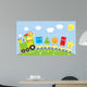 Educational Vector Illustration with Wall Decal