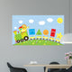 Educational Vector Illustration with Wall Decal