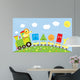 Educational Vector Illustration with Wall Decal
