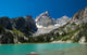 An amazing glacier fed lake in the Grand Teton National Park in Wyoming Wall Mural
