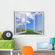 Open White Window Wall Decal