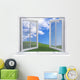 Open White Window Wall Decal