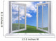 Open White Window Wall Decal