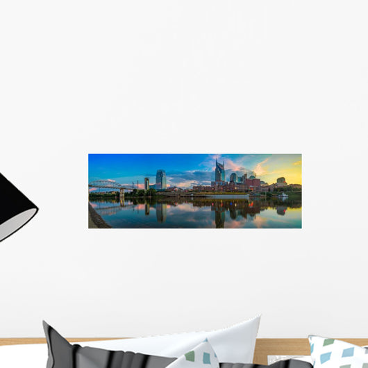 Nashville Panorama Skyline Wall Decal