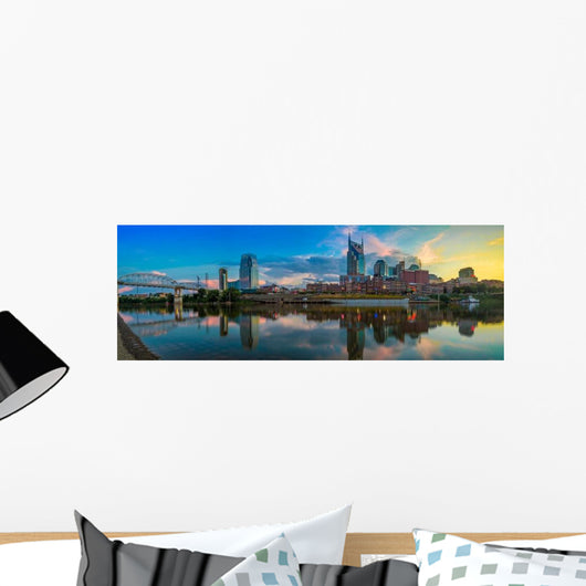 Nashville Panorama Skyline Wall Decal