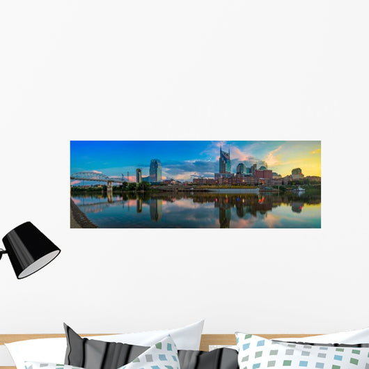 Nashville Panorama Skyline Wall Decal