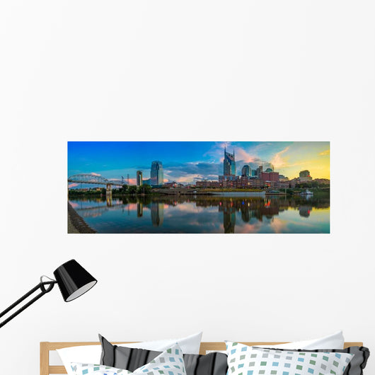 Nashville Panorama Skyline Wall Decal