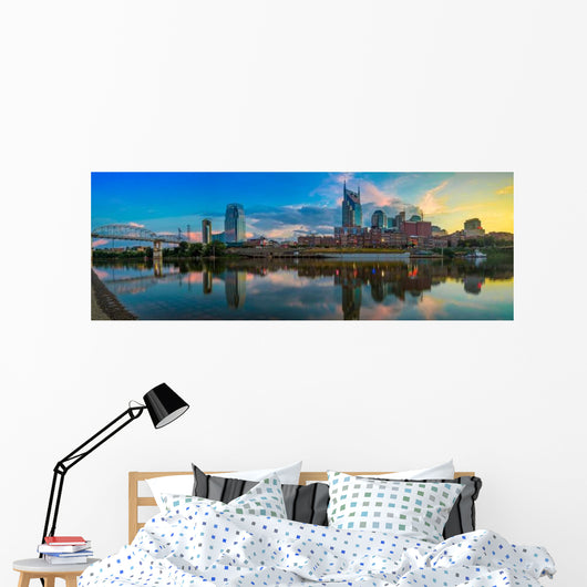 Nashville Panorama Skyline Wall Decal