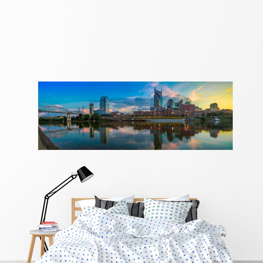 Nashville Panorama Skyline Wall Decal