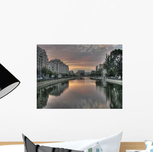Sun Set Bucharest Wall Decal