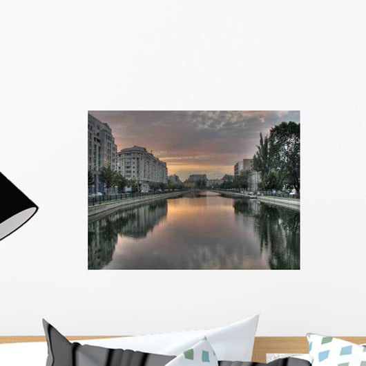 Sun Set Bucharest Wall Decal
