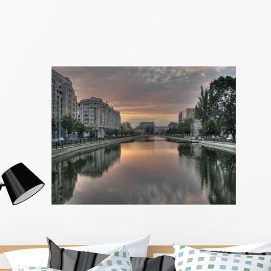 Sun Set Bucharest Wall Decal