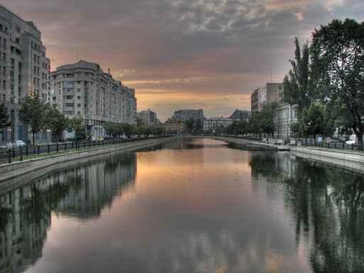 Sun Set Bucharest Wall Decal