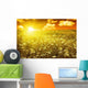Green Field with Blooming Wall Decal