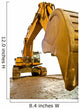 Earth Mover at a Construction Site Wall Decal