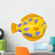 Cartoon flounder Wall Decal