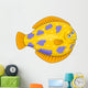 Cartoon flounder Wall Decal