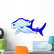 Cartoon hammerhead shark Wall Decal
