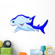 Cartoon hammerhead shark Wall Decal