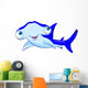 Cartoon hammerhead shark Wall Decal