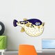 Cartoon puffer fish Wall Decal