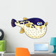 Cartoon puffer fish Wall Decal