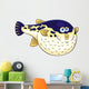 Cartoon puffer fish Wall Decal