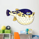 Cartoon puffer fish Wall Decal