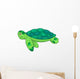 Cartoon sea turtle Wall Decal