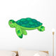 Cartoon sea turtle Wall Decal
