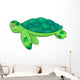 Cartoon sea turtle Wall Decal