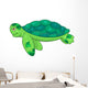 Cartoon sea turtle Wall Decal