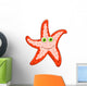 Cartoon starfish Wall Decal