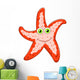 Cartoon starfish Wall Decal