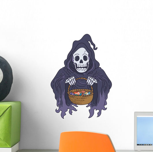 Reaper Trick or Treat Wall Decal