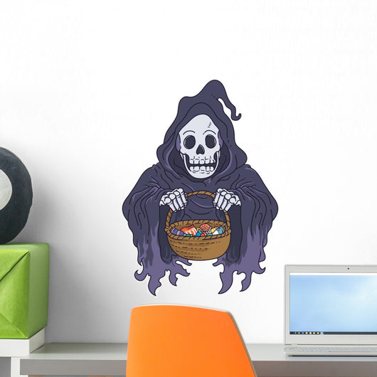 Reaper Trick or Treat Wall Decal