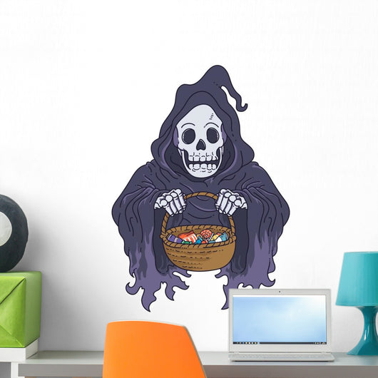 Reaper Trick or Treat Wall Decal