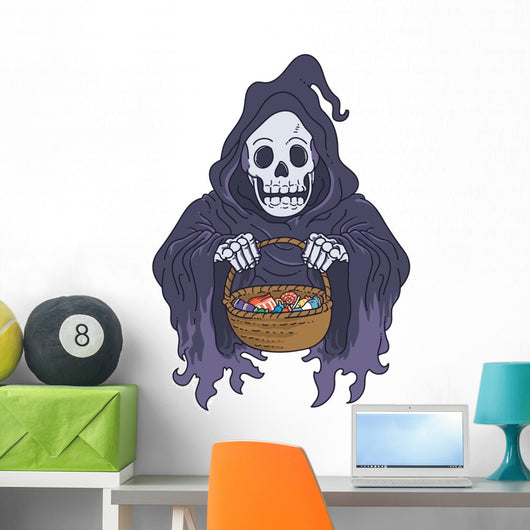 Reaper Trick or Treat Wall Decal