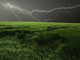Thunderstorm over Field Wall Decal