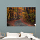 Autumn Country Road Wall Decal